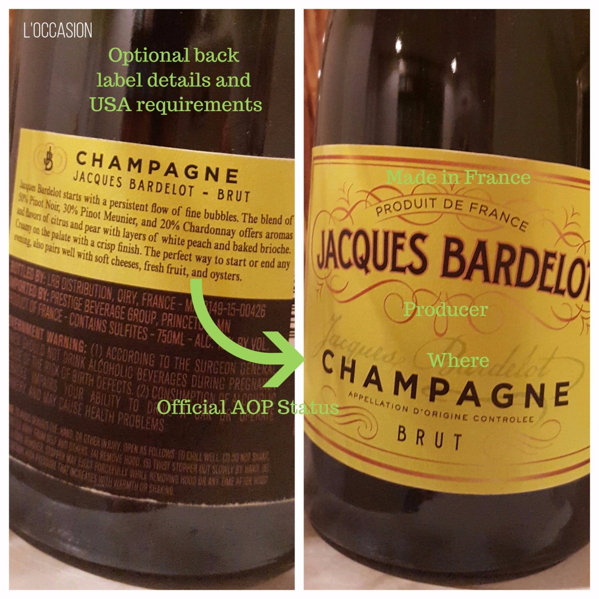How to read a wine label, how to read a French wine label, where is Champagne, What is Champagne