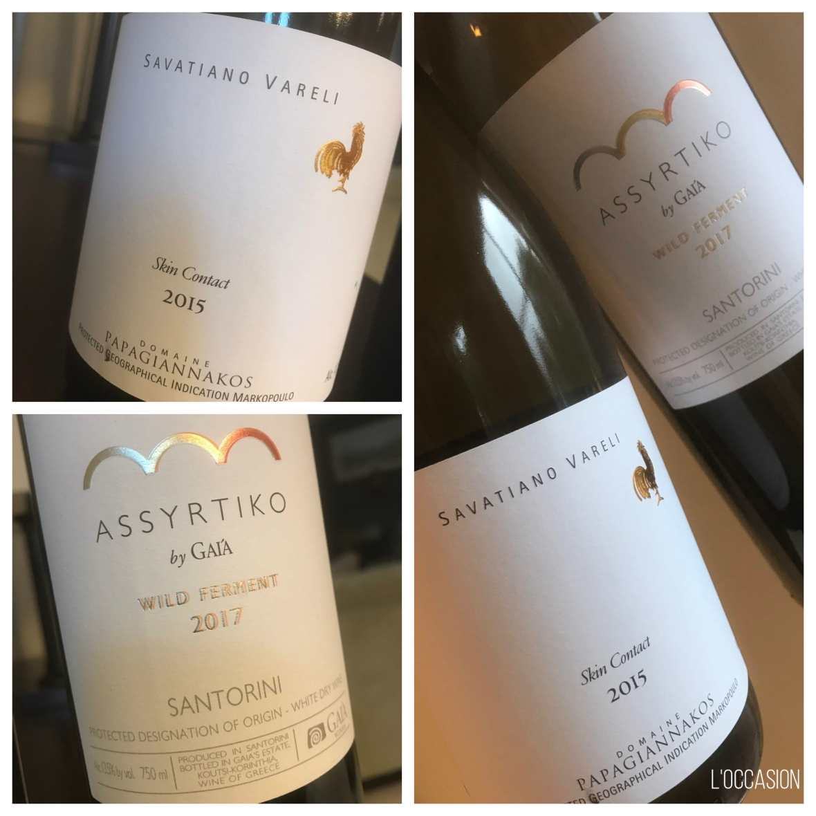 Assyrtiko, Savatiano, Skin contact wine, orange wine, natural wine, wild ferment, Santorini, Papaginannakos